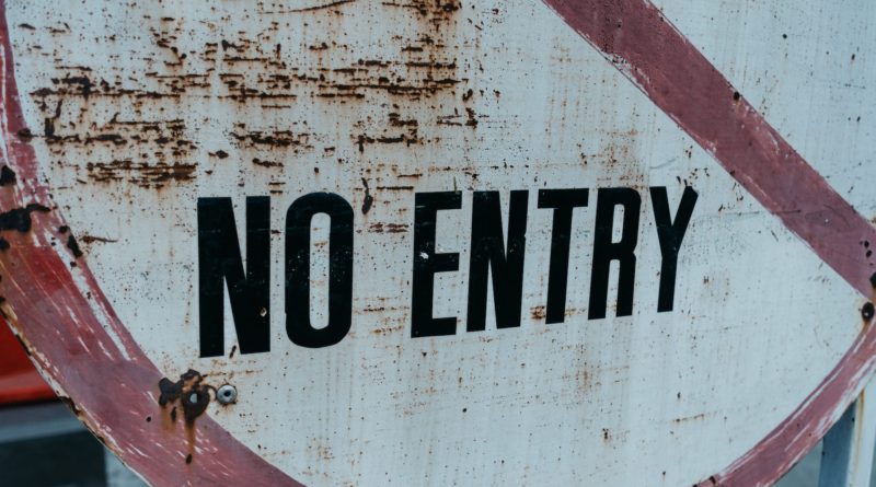 Photo by Markus Winkler: https://www.pexels.com/photo/white-and-red-no-entry-sign-11253883/
