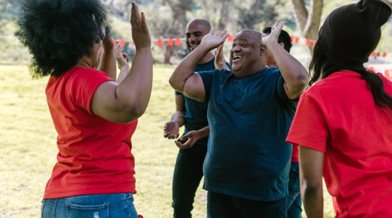 Photo by RODNAE Productions: https://www.pexels.com/photo/man-and-woman-doing-high-five-7551221/